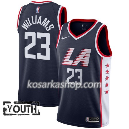 Dres Los Angeles Clippers Lou Williams 23 Nike 2018-19 City Edition Navy Swingman - Dječji